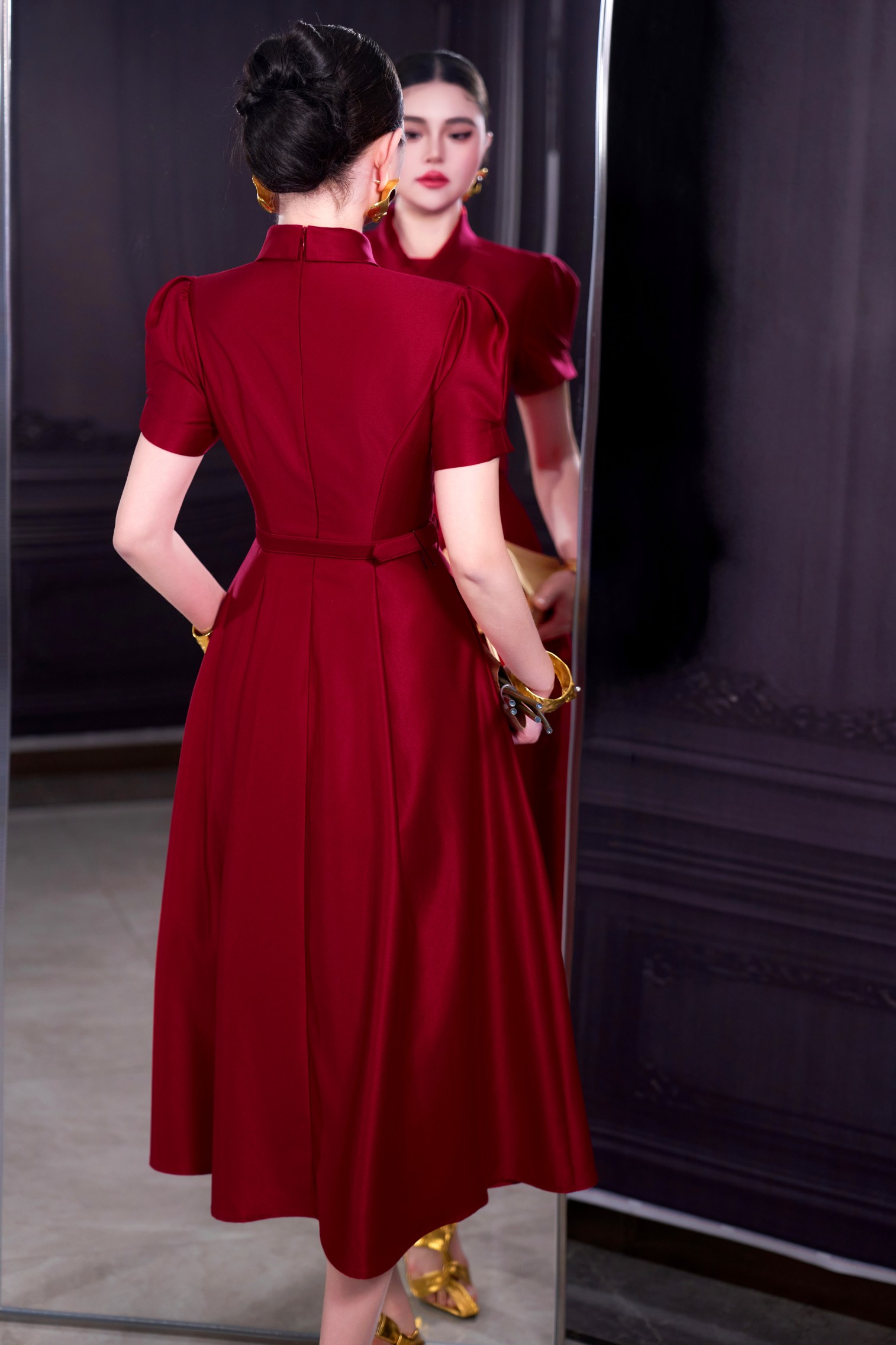 فستان نسائي أحمر من ZJYT، موضة - مراجعة Women'S Red Formal Wear وسعره