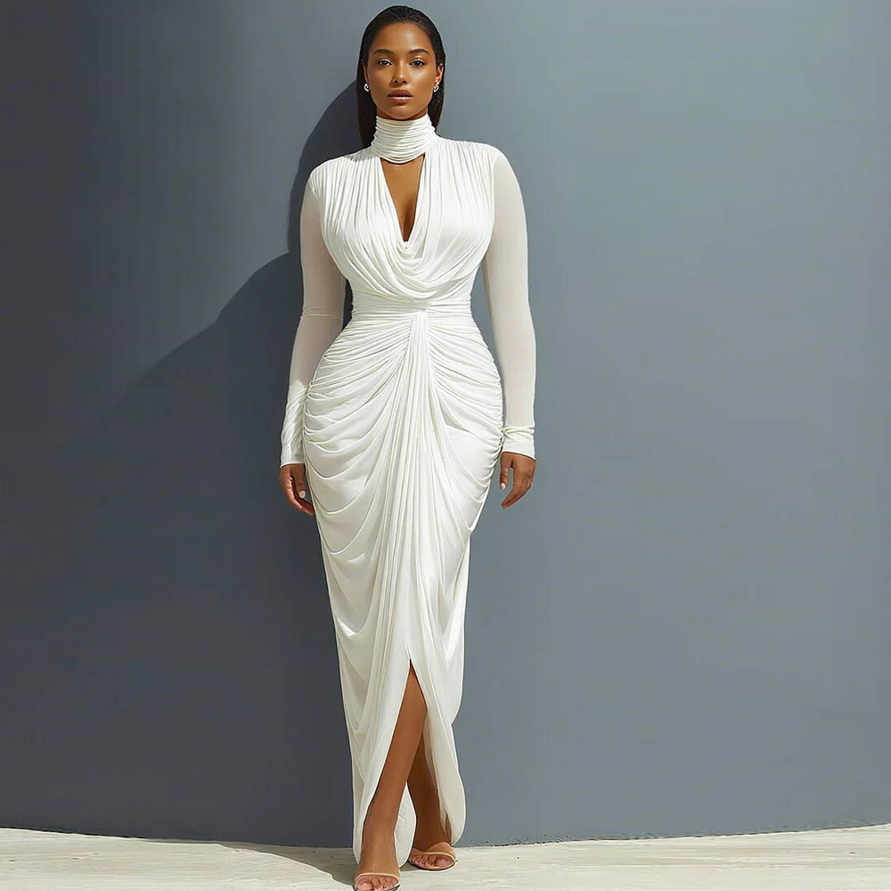 فستان سهرة مخصص بتصميم ضيق وفت - مراجعة Formal Dress وسعره