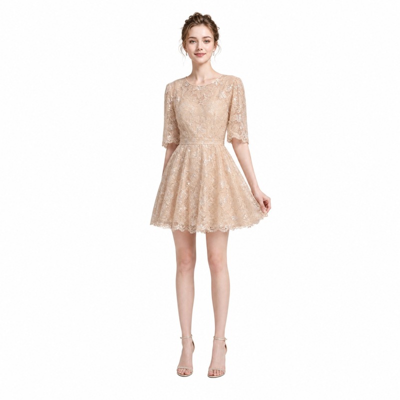 2 ياردة من قماش الدانتيل المطا - مراجعة Lace Dress وسعره